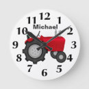 Recherche de tracteur rouge horloges Pays