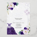 Recherche de papillons argentés invitations Floral