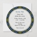 Recherche de tartan invitations Traditionel