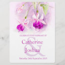 Recherche de pourpre 16x22 invitations Rose