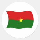 Recherche de faso autocollants Drapeau