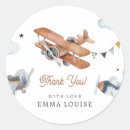 Zoek naar vliegtuig baby shower stickers Omhoog en weg