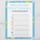 Recherche de baby shower pictionary Étoile