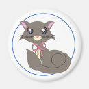 Recherche de minou refrigérateur magnets Kawaii