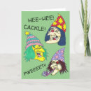 Zoek naar heks verjaardagskaarten Cartoon