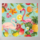Zoek naar flamingo patroon posters Naadloos