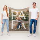 Zoek naar papa dekens Aangepaste fotodeken