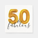 Recherche de birthday serviettes 50e anniversaire
