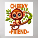 Zoek naar grappige aap posters Illustratie