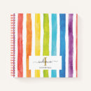 Recherche de rayure carnets Arc en ciel