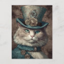 Recherche de steampunk vintage cartes postales Ai généré