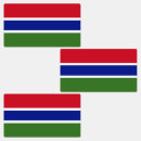 Recherche de gambie autocollants Drapeau de la gambie