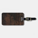 Recherche de simili cuir bagages étiquettes Brun