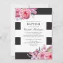 Recherche de blanc rose baptême invitations Noir et blanc