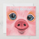 Zoek naar gelukkig varken briefkaarten Cartoon