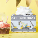 Zoek naar de bouw cadeaupapier Gelukkige verjaardag