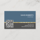 Recherche de gris bleu cartes visite Code qr