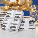 Recherche de motos papier cadeau Cycliste