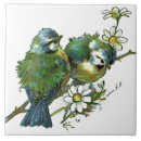 Zoek naar vogel en bloem tegels Blauw