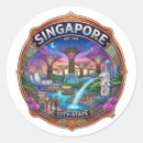 Recherche de singapour autocollants Asie