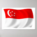 Recherche de singapour posters Drapeau de singapour
