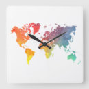 Zoek naar world map klokken Maps