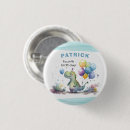 Recherche de dinosaure bleu badges Anniversaire de dinosaure