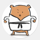 Recherche de combattant karaté autocollants Sports