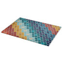 Recherche de motif floral coloré planches à découper Rétro