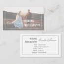 Recherche de photographes de mariage cartes visite Boss