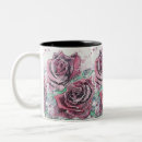 Recherche de peinture de fleur tasses Pour elle