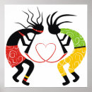 Recherche de kokopelli art posters Tribal
