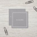 Recherche de simplicité cartes visite Minimum