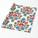 Recherche de pologne papier cadeau Floral