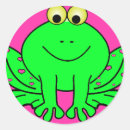 Recherche de grenouille heureuse autocollants Enfants