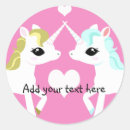 Recherche de jolie licorne autocollants Enfants