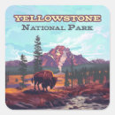 Recherche de parc national vintage autocollants Jaune