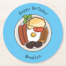 Recherche de saucisses dessous de verres Petit déjeuner