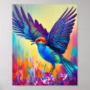 Recherche de oiseau coloré posters Moineau