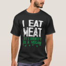 Zoek naar eet vlees tshirts Vegan