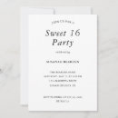 Recherche de unique 16ans anniversaire invitations Chic