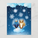 Recherche de oiseaux neige cartes postales Hibou