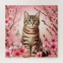 Recherche de cerisier japonais puzzles Rose