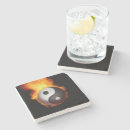 Recherche de yin et yang dessous de verres Bouddhisme