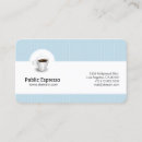Recherche de expresso cartes visite Élégant