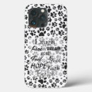 Recherche de chien noir et blanc iphone coques Motif