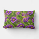 Recherche de fleurs violettes coussins Nature