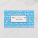 Recherche de mathématiques cartes visite Enseignant