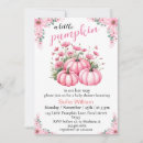 Recherche de halloween baby shower fille invitations Un peu citrouille