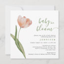 Recherche de tulipes invitations Baby